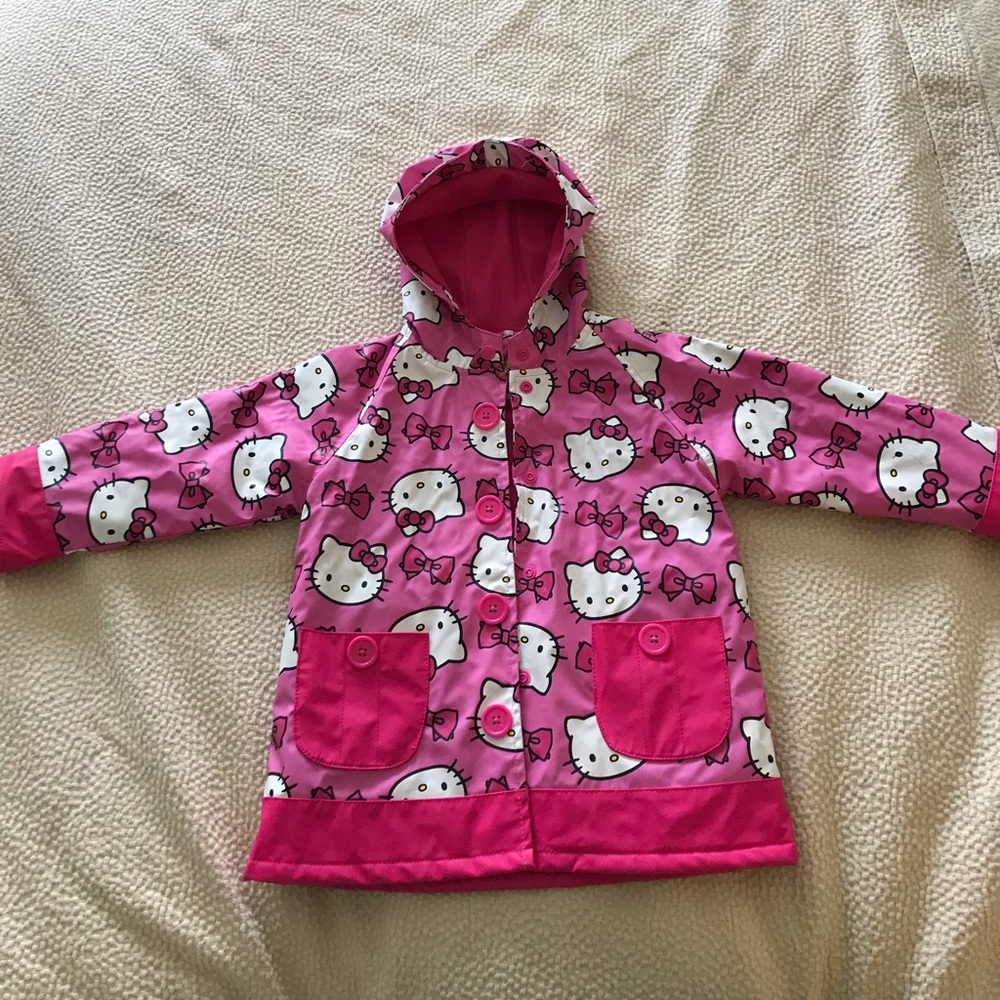 Pink rain jacket - Picture 2 of 5